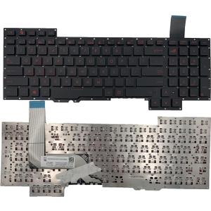 Laptop Replacement US Layout Keyboard for ASUS Rog G751 G751J G751JT G751JL G751JY G751JM G751JL-WH71(WX) G751JT-DH72 G751JT-CH71 G751JT-DB73 red Letter Black