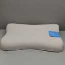 Cervical Neck Pillow for Pain Relief, Contour Memory Foam Pillows Ergonomic Pillow Orthopedic Cooling Pillow Bed Pillow Neck Support for Side Back Stomach Sleepers (Grey&blue)