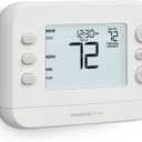 New! Honeywell Home Programmable Thermostat, Single-Stage, 1 Heat/1 Cool Compatibility, 5-2 Day Schedule, X2P, White, RTH20B