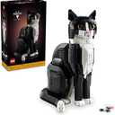 LEGO Ideas Tuxedo Cat - Building Sets for Adults Ages 18+ - DIY Crafts Kit for Home Decor, Living Room or Bedroom - Gifts for Mother's Day - 21349