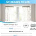 Tension Curtain Rod 28-38 inch Small Tension Rods White Adjustable Spring Tension Curtain Rods 6PCS Mini Curtain Rod Short for Cupboard Closet Rod Kitchen Drawers No Drill Cupboard Cabinets