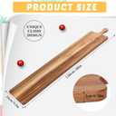 Baderke 48 Inch Acacia Wooden Long Charcuterie Board Extra Large Charcuterie Boards Serving Board with Handle Kitchen Bread Meat Cutting Boards Fruit Cheese Decorative Food Platter for Kitchen