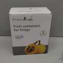 5 PCS Large Fruit Containers for Fridge  Leakproof Food Storage Containers with Removable Colander  Dishwasher & microwave safe Produce Containers Keep Fruits, Vegetables, Berry, Meat Fresh longer