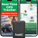 Tracki Pro GPS Tracker for Vehicles Magnetic Waterproof 4G LTE Car Tracker, Long-Life Battery Up to 7 Months, Unlimited Distance, Smart Alerts, Hidden Tracking Device (Subscription Required)