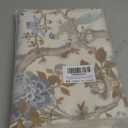 Taupe Floral Throw Pillow Covers 18x18 Set of 2, Flower Print Linen Decorative Pillow Cover Neutral Vintage Outdoor Cushion Cover Taupe Black Floral Pillowcase for Sofa Couch Farmhouse Room