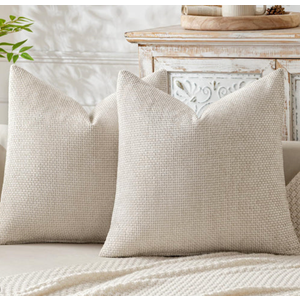 miulee set of 2 pillow covers 18×18"