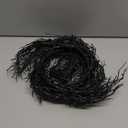 6 FT Halloween Black Garland Willow Vine Twig Decor with Orange & Purple Light, 8 Modes & Timer Battery Operated Waterproof Halloween Decorations Indoor for Mantle Fireplace Home Party Decor