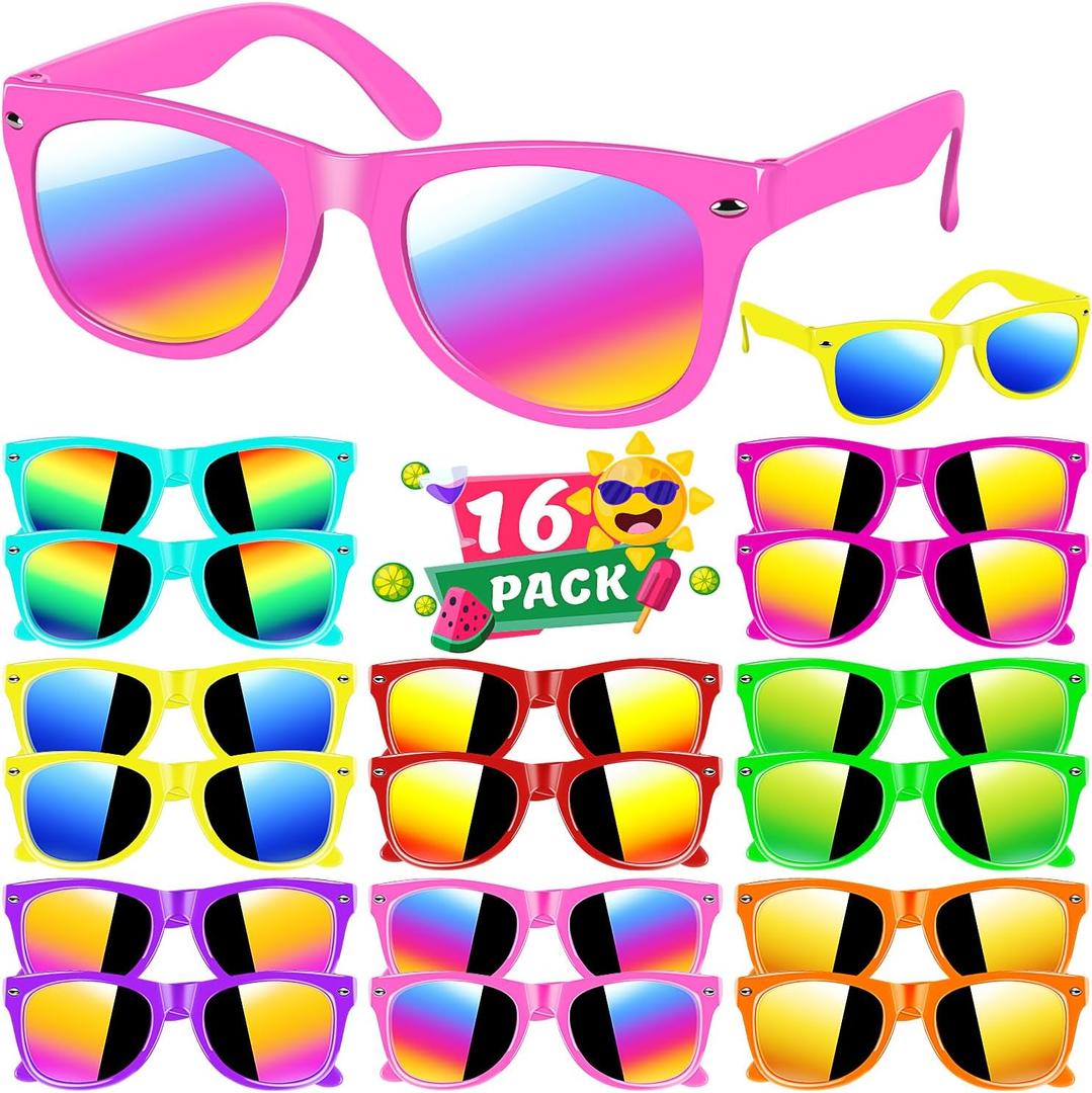 Kids sunglasses bulk,Kids Sunglasses Party Favor with UV400 Protection for Kids, Boys and Girls Age 3-8