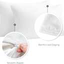 Degrees of Comfort Pillow Protectors (Set of 2) - Hypoallergenic, Water Resistant, Zippered Dust Allergy & Bed Bug Proof Pillow Cover, Cotton Terry with 3M Scotchgard, King Size, 21x37