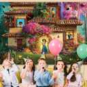 7x5FT Magic House Backdrop,Magic Movie Background Magical House Banner Party Decor Cartoon Theme Birthday Party Backdrop Supplies for Girls