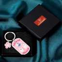 3 x Boo Basket Stuffers for Women Kids Halloween Gifts for Women Her Girls Spooky Basket Stuffers for Adult Halloween Basket Stuffers Cool Pink Halloween Boo Keychain Stuff Teen Girl Trendy Stuff