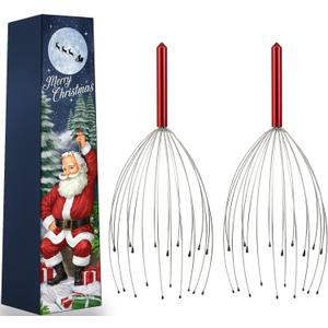 Head Massager Scalp Stocking Stuffers for Adults Men Women White Elephant Gifts Teens Gift for Men Who Have Everything Dad Christmas Mom Grandma Grandpa Him Her Stuffer Husband Ideas Boyfriend Father