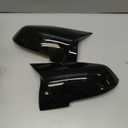 MAXDOM Mirror Caps Gloss Black Compatible with 1-Series F20 2-Series F22 F23 3-Series F30 F31 F34 4-Series F32 F33 F36 X1 E84 M2 F87 Models Rearview Side Cover Direct Replacement