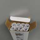 ZhiYo 136in Corner Cable Concealer, Corner Cord Hider for One Cord, Wire Covers for Cords, Paintable Cord Cover, Cable Management Channel, Raceway for Wall, Floor Baseboard, Ceiling - 8 x L17in (White)