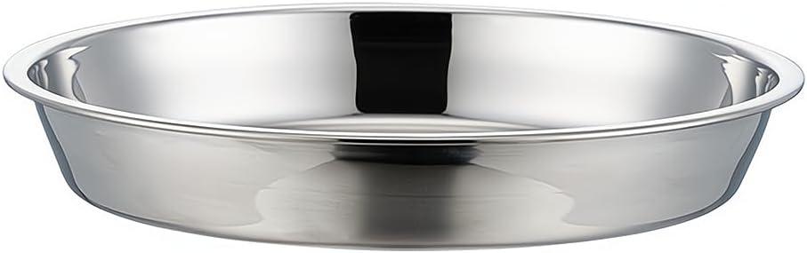 Deep Dish Pizza Pan,Stainless Steel Pizza Tray Oven Pan,Pie Grill Pan Baking Pan10-12-14Inch (16x2inch)