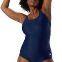 Speedo Women's Swimsuit One Piece Powerflex Ultraback Solid Size:12