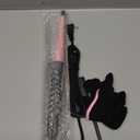 Hair Curling Wand, 0.5-1Inch Tapered Curling Iron, Professional Ceramic Hair Curler Wand with Heat-Resistant Glove, Dual Voltage (Pink) (Gold)