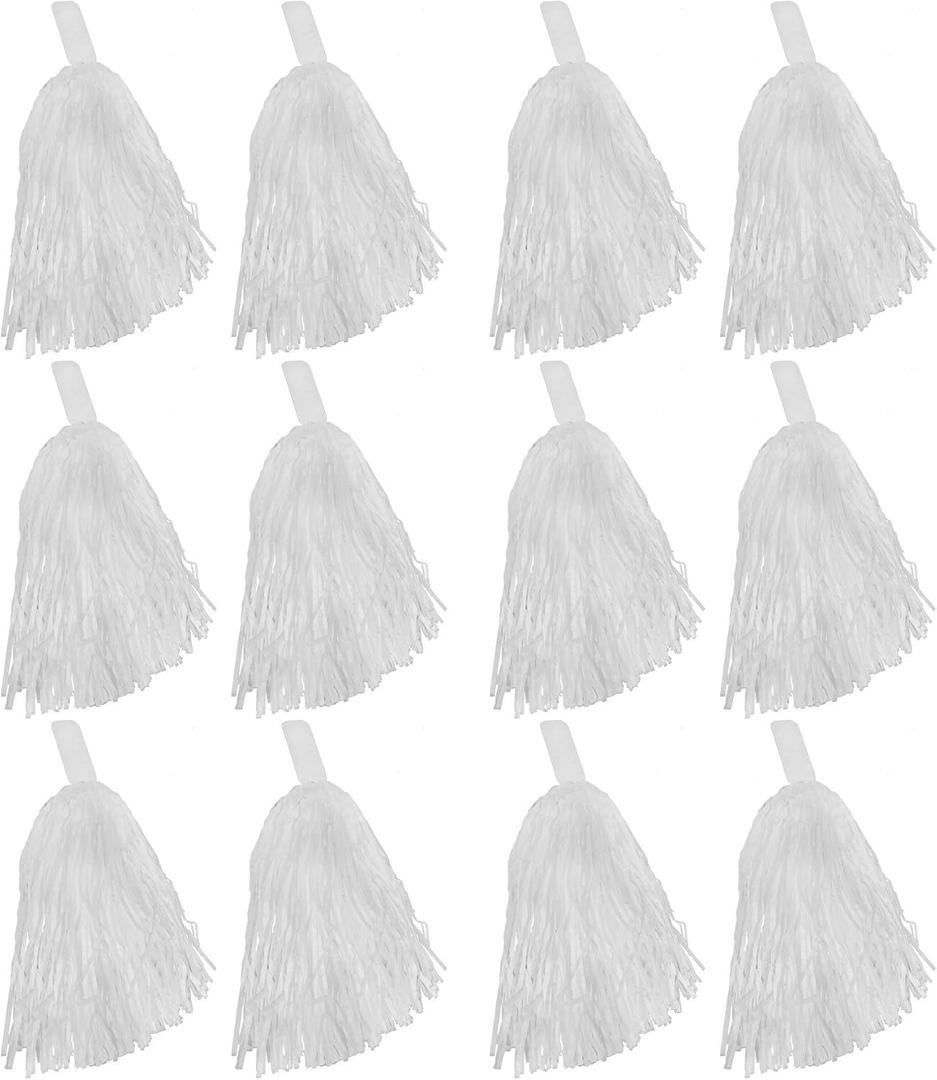 Windy City Novelties - 12 Pack 16" Cheerleading Pom Poms for Sports, Dance, Pep Rallies, Basketball Tournaments & Spirit Events
