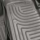 Husky Liners Weatherbeater Floor Mats | Fits 2016 - 2025 Dodge Durango; 2016 - 2021 Jeep Grand Cherokee; 2022 Jeep Grand Cherokee WK | Front & 2nd Row, 3-pc Black - 99151