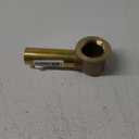 EZ-FLO Bath Waste and Overflow Shoe, 1-1/2 Inch Tubular Outlet, Brass Coarse Thread, 35237