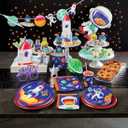 2 x Space Adventures Paper Favor Glasses 4 ct