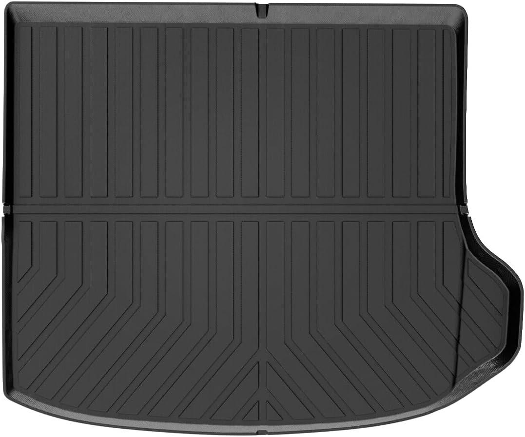 Powerty Trunk Mat for 2022-2024 2025 2026 Jeep Grand Cherokee Accessories Cargo Mats TPE All Weather Cargo Liner Heavy-Duty Trunk Liners(NOT for Grand Cherokee L)