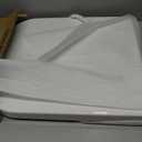 Minsa MinS03 square toilet seat, glossy finish, designed for 16.5-inch x 15-inch toilets, features a soft-close seat, quick-release hinges, high-strength PP material, and easy installation.