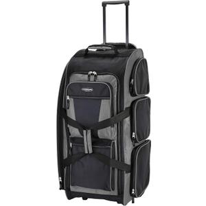 Travelers Club Xpedition 30 Inch Multi-Pocket Upright Rolling Duffel Bag