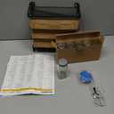 SpaceAid Spice Rack Organizer with 20 Spice Jars, 386 Spice Labels, Chalk Marker and Funnel Set for Cabinet, Countertop, Pantry, Cupboard or Door & Wall Mount - 20 Jars, 9.8" W × 10.8“H, Black, Ink Pen Is Broken