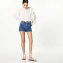 The Drop Women's Casper Gladiator Thong Ankle Sandal (7.5, Cream)