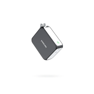 Yoocas Portable Power Bank, 2in1 Hybrid Charger-5000mAh 20W Portable Charger with 45W GaN Charger-USB C Dual Ports for MacBook, Dell, Samsung, iPhone, iPad, Switch,Steam Deck and ect-Black & White
