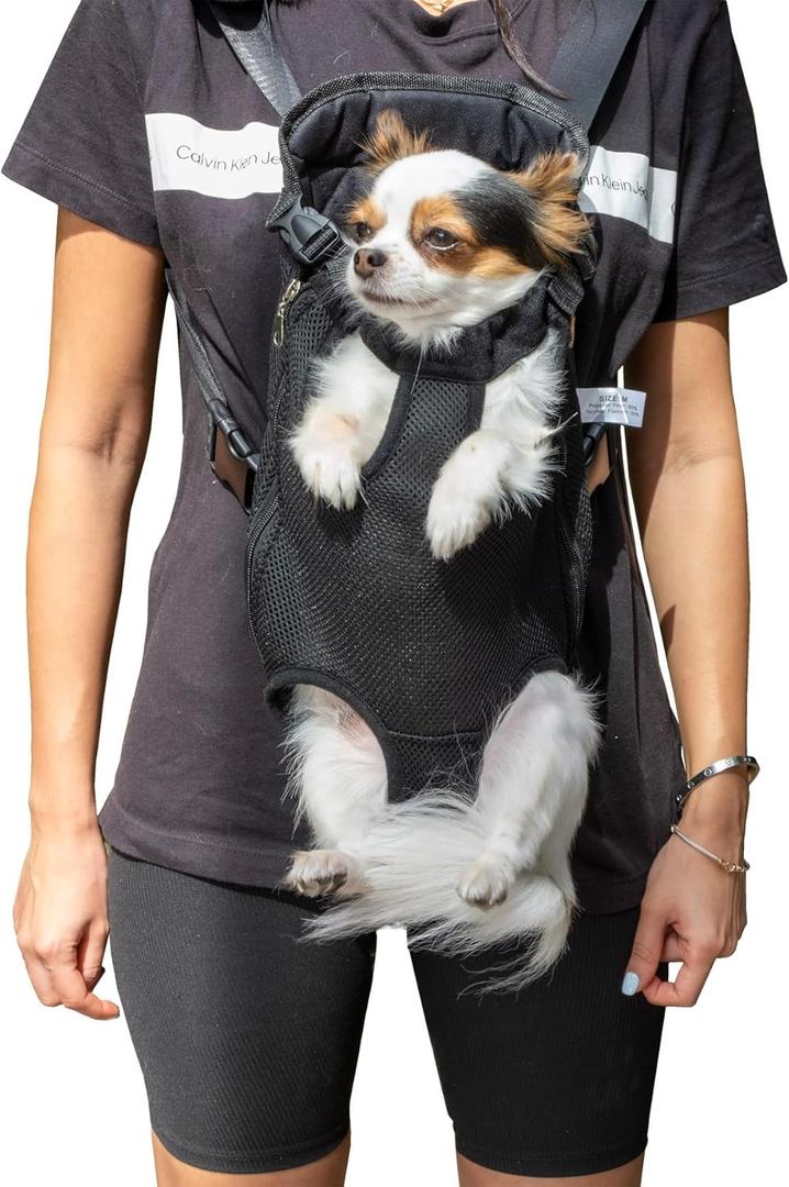 Mr. Pen- Pet Carrier Backpack, Weighing Up to 12 lbs, Adjustable Dog Carrier Backpacks, Dog Backpack Carrier for Small Dogs, Dog Front Carrier