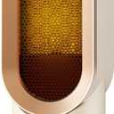 Electric Space Heater, Portable Energy Efficient Space Heater with Fast Heating & PTC Ceramic, Two-Speed Heater Fan, Quiet Small Mini Desk Heater for Bedroom, Office & Indoor Use