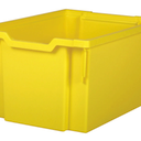 STORAGE SYSTEMS TUB2516-8YL Cross Stack Part Organizer Yellow Bins 26" x 18"