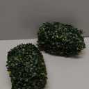 Hotop 2 Pcs 9 Inch Artificial Plant Topiary Ball 4 Layers Garden Spheres Boxwood Balls Artificial Topiaries Spheres Decorative Plants for Backyard, Balcony, Garden, Indoor Outdoor Decor (Green)