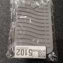 Silicone Sink Splash Guard Set - Faucet Handle Drip Catcher Tray, Dish Soap Sponge Draining Holder, Mat - Stylish Kitchen Sink Accessories for a Dry and Organized Counter - Grey