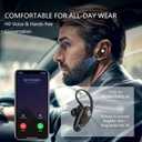 Kendir Bluetooth Headset, V5.0 Ultralight Wireless Headphone Cell Phone Earpiece with Mic Headsetcase,Volume Control, Handsfree Earbud,Compatible with Android/iPhone/Smartphones/Laptop