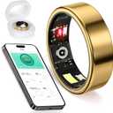 Health Tracker Fitness Sleep Monitor for Women (Gold8#) (8#(18.1mm))