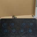 Trullypine Laptop Cooling Pad with 12 Quiet Fans, Slim Portable for 1217.3 Inch Laptop Cooler Stand with 5 Height Adjustable, Ergonomic Gaming Cooling Fan Pad with Two USB Ports & Phone Holder (Gear)