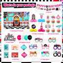 50s Retro Diner Birthday Party Decorations, 1950s Sock Hop Party Decoration Decor Supplies for Retro Rock Birthday - Backdrop, Banner, Balloons, Cake Toppers, Centerpieces, Wall Signs