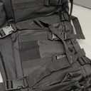 Soft Rifle Case 36" 42" 48'' Tactical Long Double Rifle Backpack Gun Bag for Hunting Shooting Range, Firearm Transportation with Lockable Zipper and Molle System (Black)