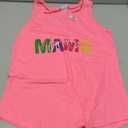 Womens Funny retro vintage mom mama off duty mothers day women Tank Top (M, Pink)