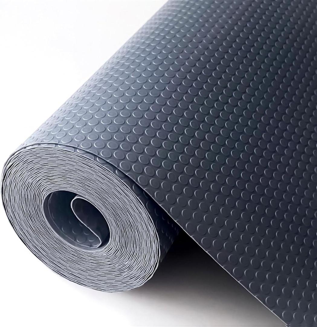 Shelf Liners 20 inch x 20 ft Shelf Liners for Kitchen cabinets nonstick Shelf Lining Drawer Mats EVA Protector for Cupboard (Gray,20 inch x 20 ft)