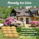 2 x Rodent Mice Repellent, Indoor Outdoor Rodent Control for Home, Cars, Sheds, Long-Lasting 30-60 Days, Pet Safe Essential Peppermint Oil Formula,Squirrel Repellent,12 PCS Covers 650 Sq. Ft