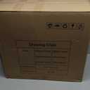 Ergonomic Drafting Chair, Tall Office Chair with Flip-up Armrests, Breathable Mesh High Desk Chair with Lumbar Support Adjustable Footrest Ring for Standing Desk Black