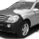 Colgan Custom Fit Full Bra Front End Mask for Select Mercedes-Benz ML350/BlueTec Models - Carbon Fiber (Black)