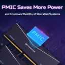 Acer Predator Pallas II DDR5 RAM 32GB (16GBx2) 6000MHz CL30 PC5-48000 Intel XMP 3.0 AMD Expo Compatible Computer Memory, Black - BL.9BWWR.433