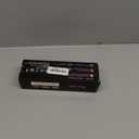 Terviiix Mini Flat Iron Adjustable Temperature, Travel-Size Mini Hair Straightener, Small Flat Irons for Short Hair/Curls Bangs, Ceramic Portable Tiny Hair Curler, Dual Voltage, Auto-Off, Red, 1/2''