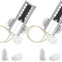 WB13K21 Oven igniter Replacement for G-E Hot-point Ken-more Sam-sung Gas Range Oven, Replaces 5303935066 IG9998 AP2020569 WB13T10045 WB13K0021 WB13K10009 WB13K10026 WB13K13 (2PC)