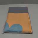 Miyotaa 70s Retro Flower Shower Curtain Set 60Wx71H Inches Groovy Funky Trendy Colorful Cute Plaid Vintage Waterproof Bathroom Curtain with 12 Hooks